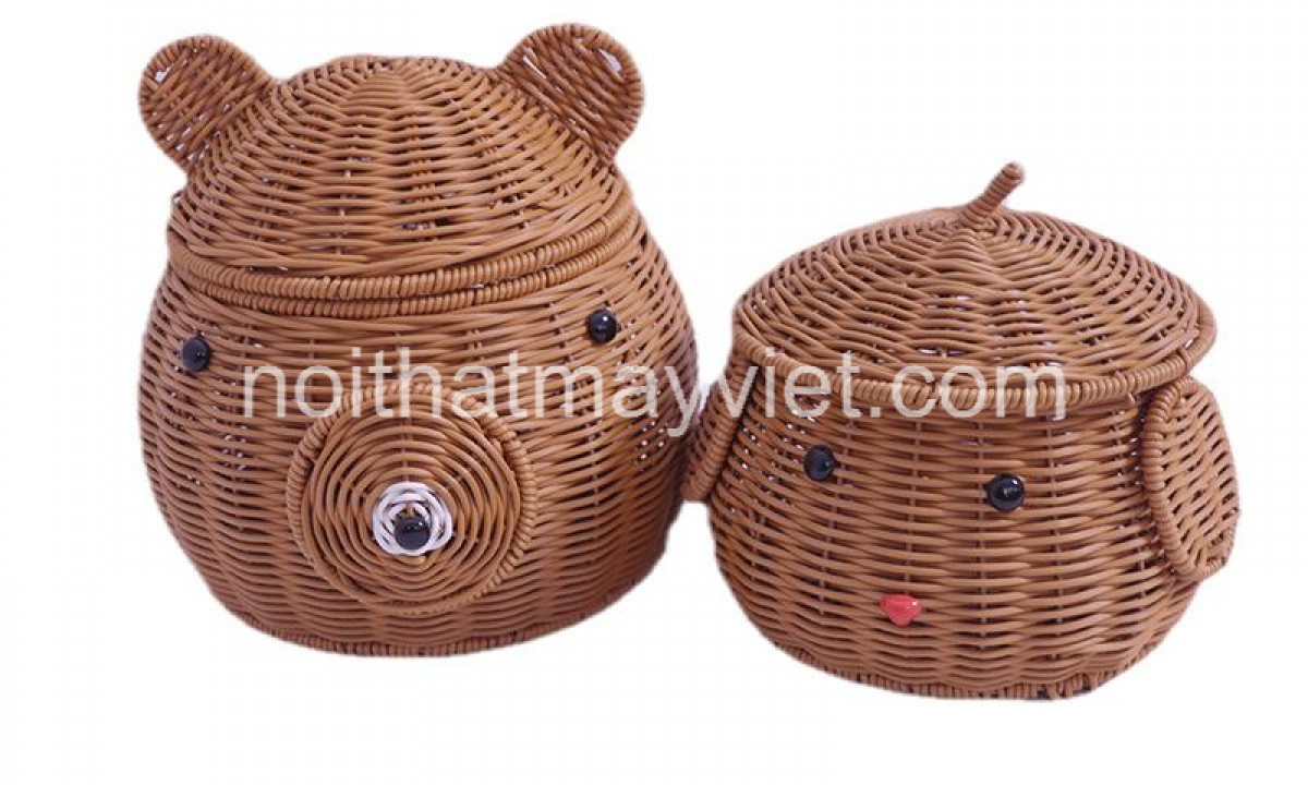 Giỏ Đựng Đồ Mây Tre GDD004